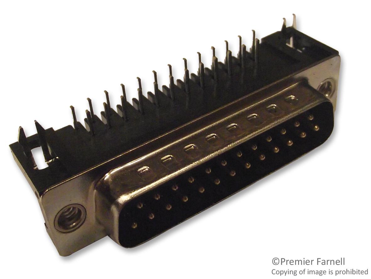 Multicomp Series 5504 25-Way D-Subconnector: 5504F125P0203F1