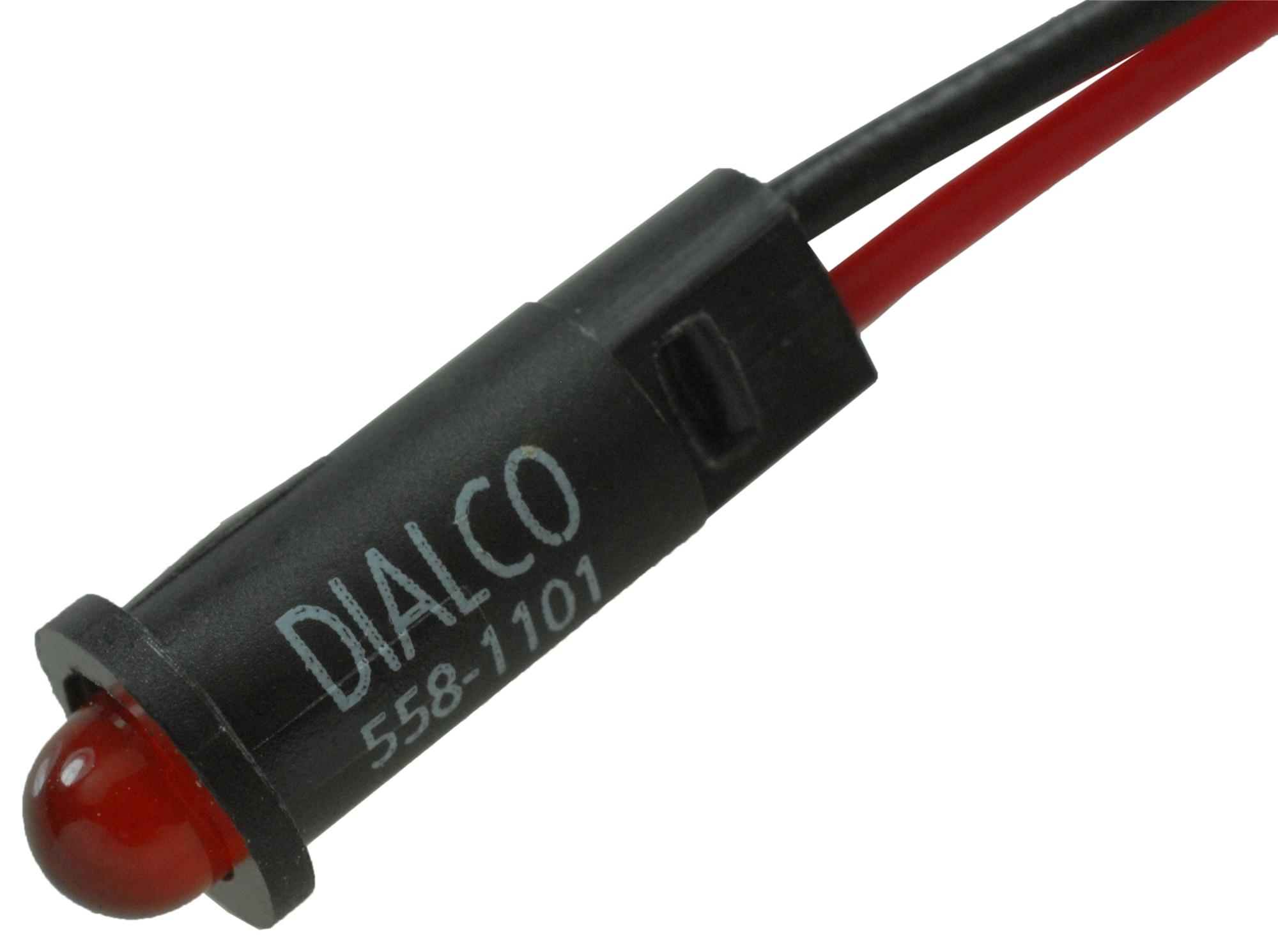 Dialight Series 558 LED Panel Indicator: 5581101007F