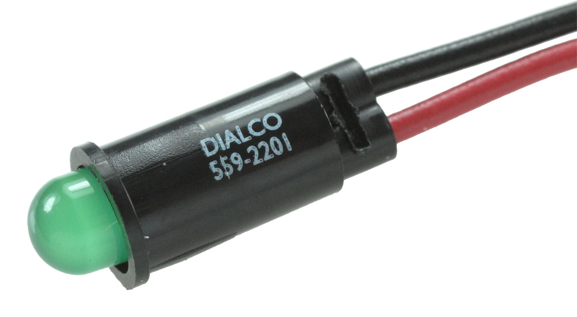 Dialight Series 559 LED Panel Indicator: 5592201003F