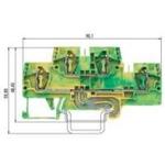 56.704.9255.0 WIELAND ELECTRIC Ground DIN Rail Terminal Block | myMectronic
