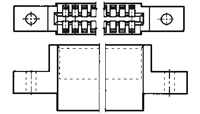 TE Connectivity Series Crimp Snap Twin Leaf Connectors: 5837181
