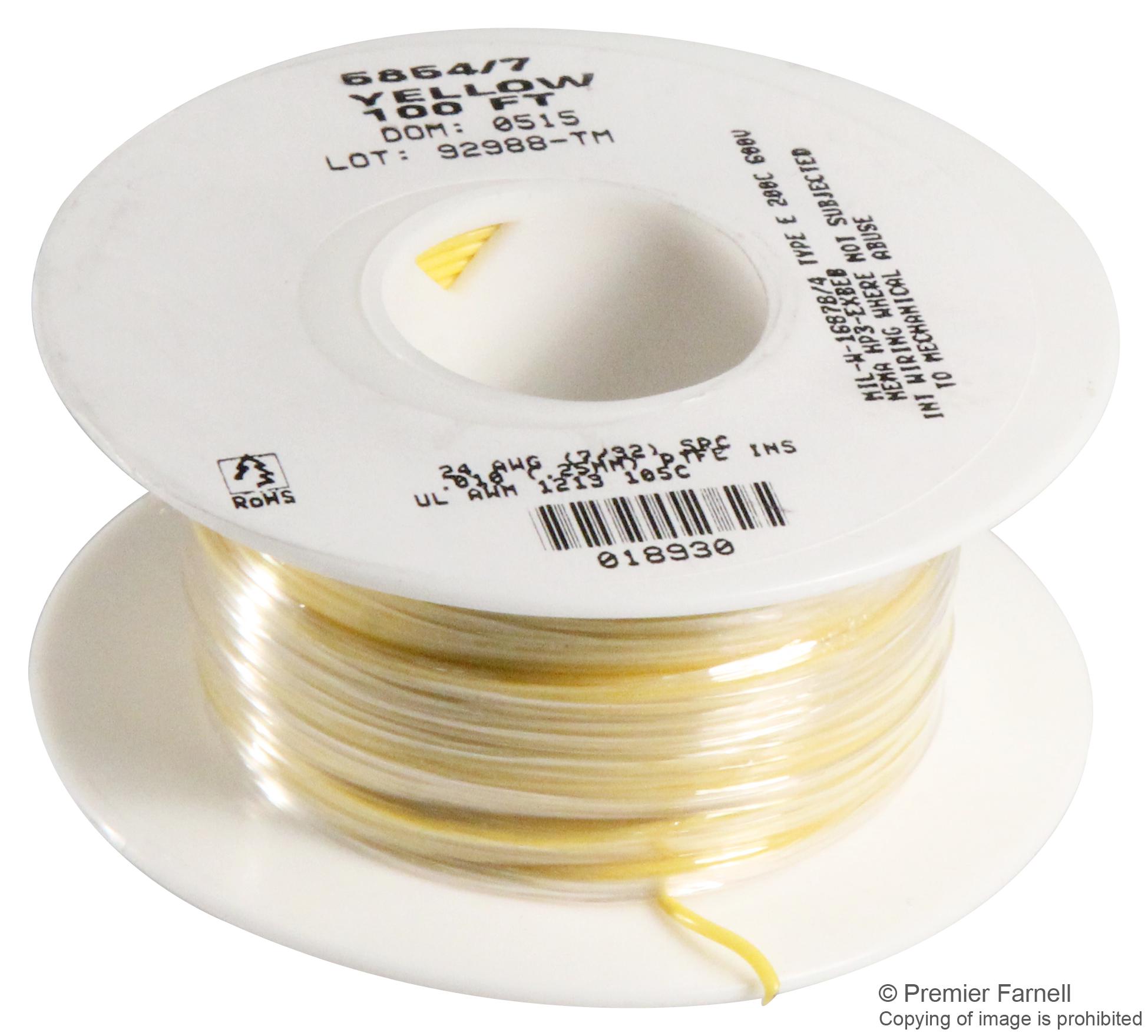 AlphaWire Series 5854/7 Hook-up Wire: 5854/7