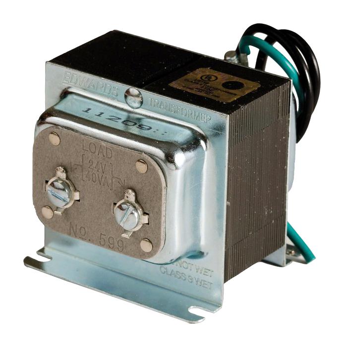 Edwards Series 599 AC Class 2 Transformer: 40V 40VA