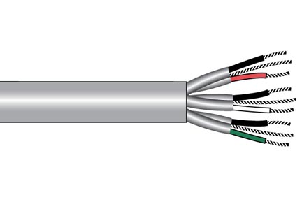 6056C-SLATE-100 ALPHA WIRE Shielded Data Cable | myMectronic