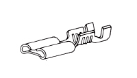 AMP Series FASTON Receptacle: 605732