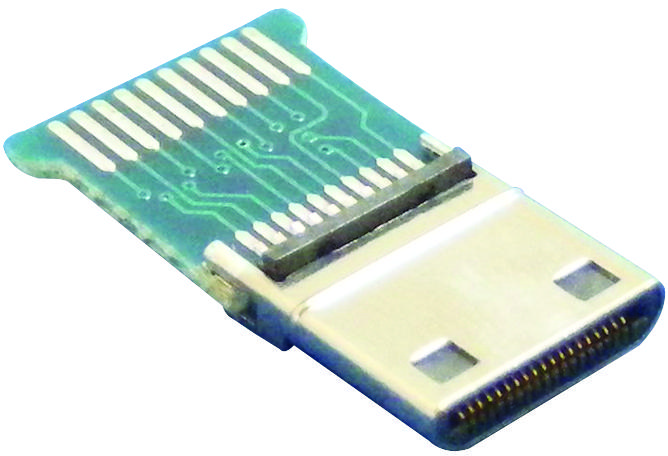 Multicomp Pro  60S019P-301N-B2 – Reliable Mini HDMI Connector for Industrial Applications