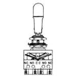 64AT34-3D HONEYWELL 4 Pole Toggle Switch | myMectronic