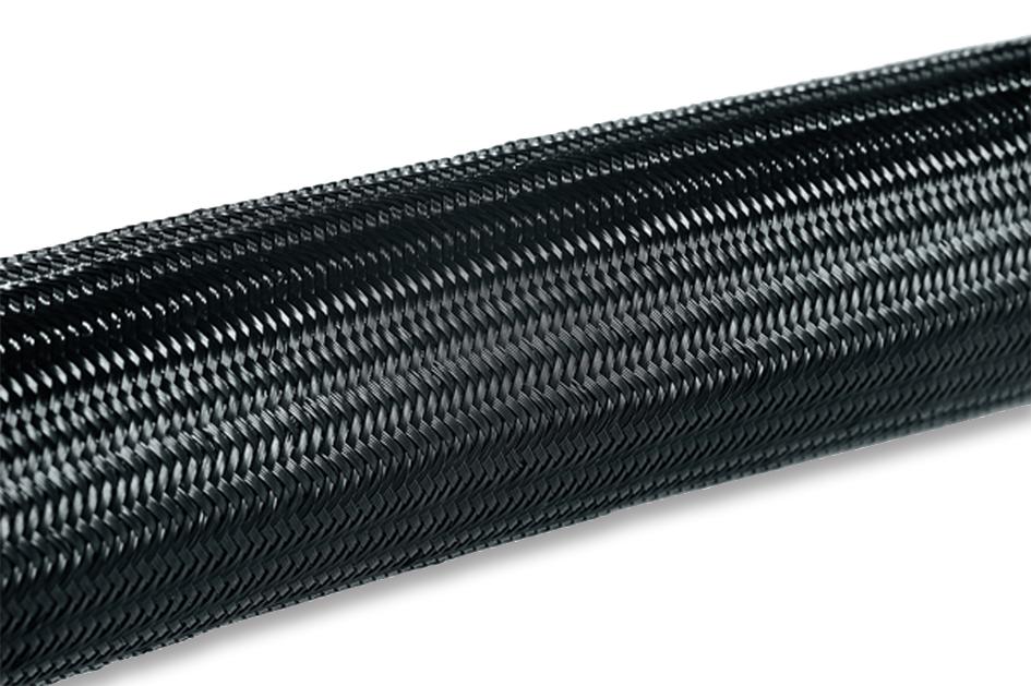 HellermannTyton Series HEGPA66 Braided Sleeving: Part Number 6TS1822NBLACK