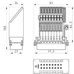 70.100.1653.3 WIELAND ELECTRIC DIN Rail Terminal Blocks | myMectronic