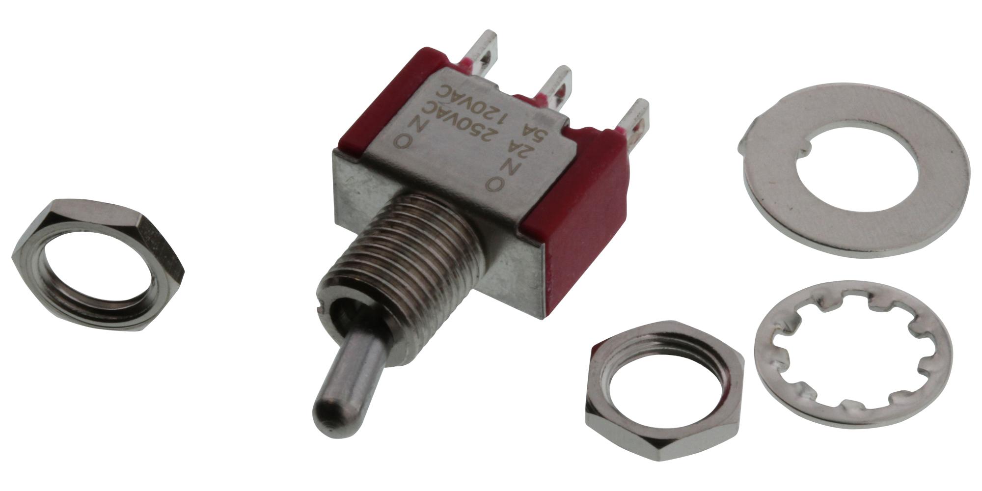 C&K Series 7000 Miniature Toggle Switch: 7107SYZQE