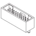71349-1008 MOLEX / WALDOM C-Grid Header, Surface Mount | myMectronic