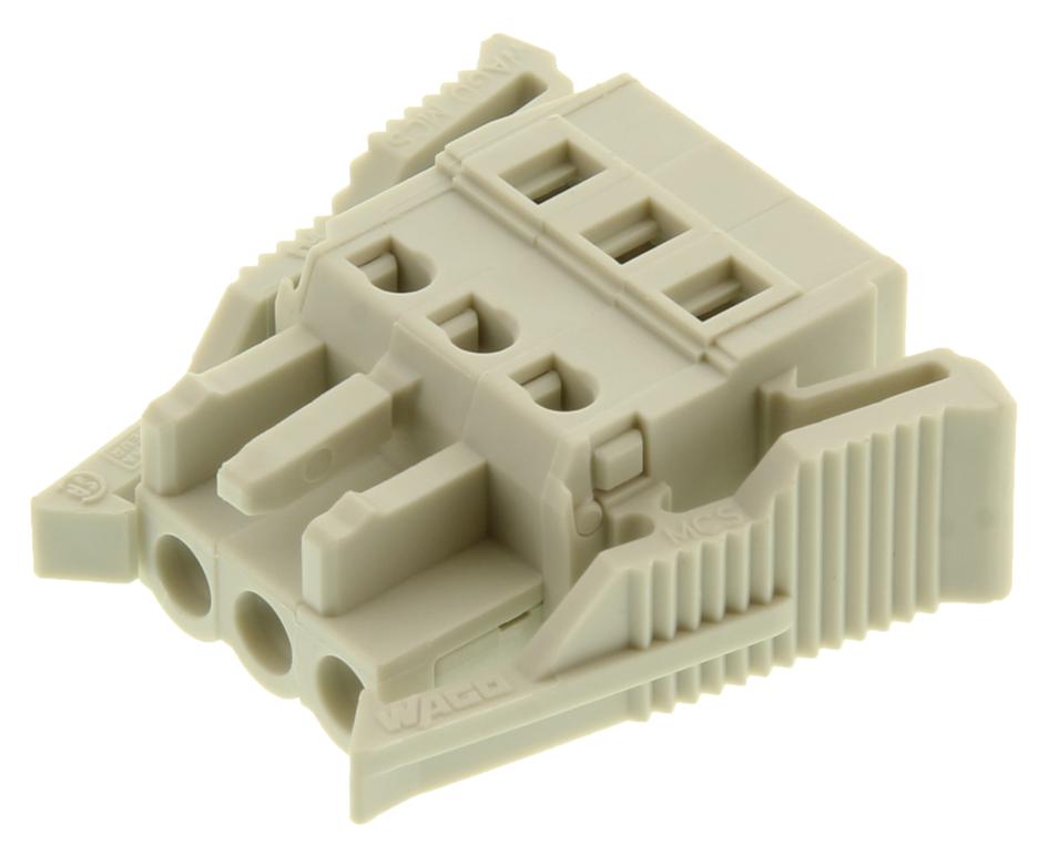 WAGO Series Female Connector: 3-Pole with Locking Levers 721103037000