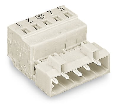 721-605/000-042 WAGO 5-pole Male Connector | myMectronic