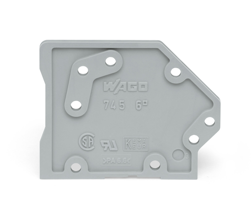 745-300 WAGO Snap-Fit End Plate | myMectronic