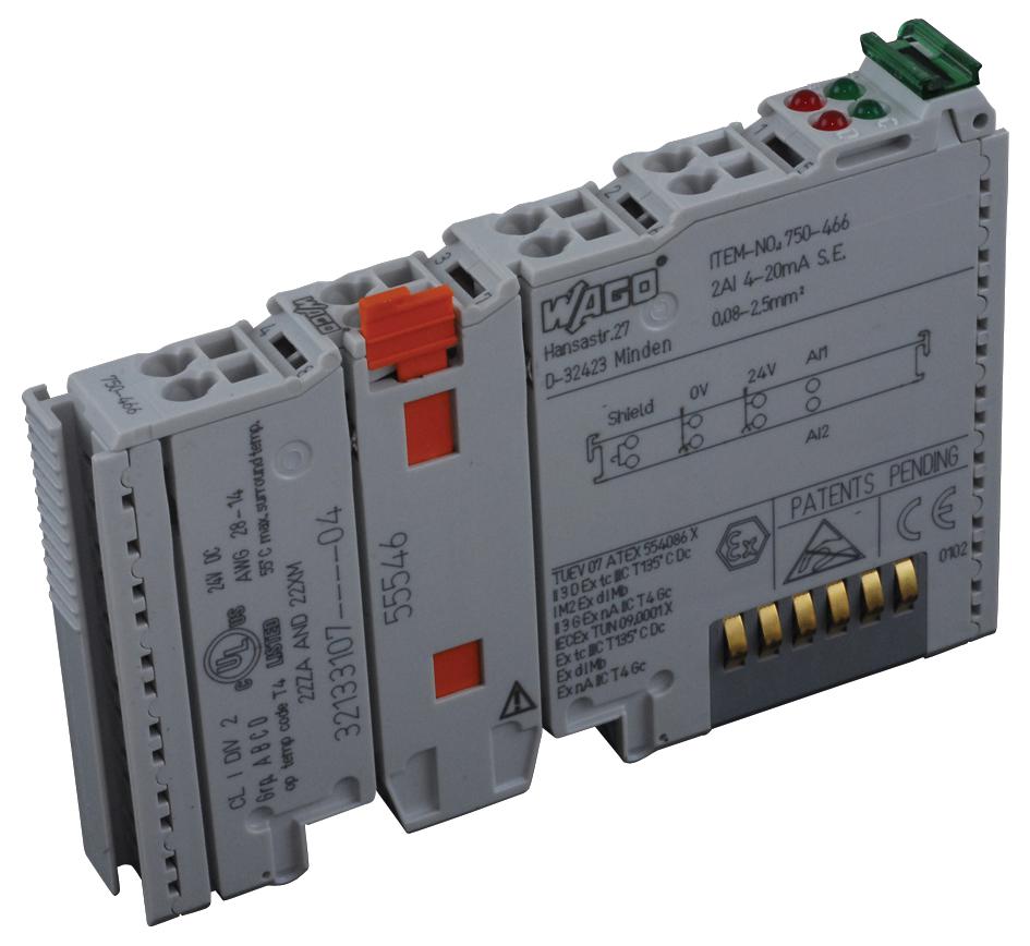 WAGO Series 750 Series Analog Input Module: 750466