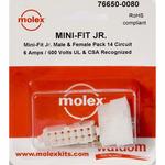 76650-0080 MOLEX / WALDOM Mini-Fit Jr. Wire-to-Wire Connector Kit | myMectronic