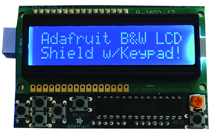 Adafruit Series LCD Shield Kit: 772