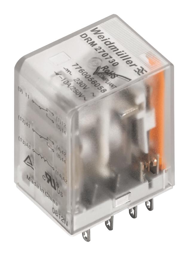 Weidmueller Series DRM: 4 CO Relay: DRM570024L
