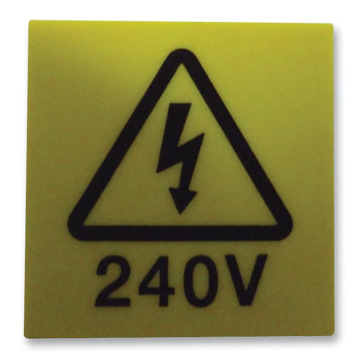 Premier Farnell Series Electrical Labels: 240V - 7827638