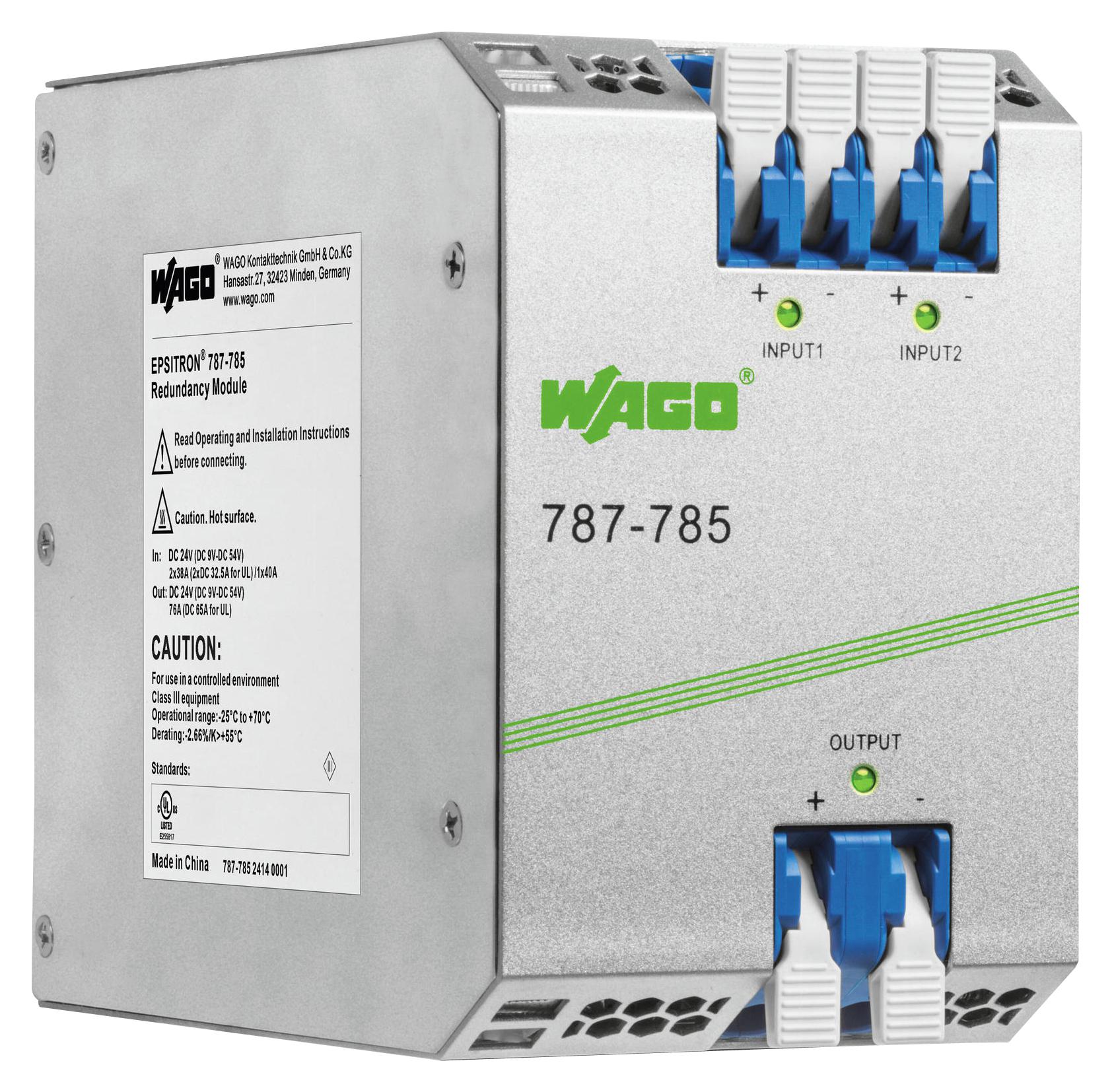 WAGO 787-785/000-040 – Reliable Redundancy Module for Industrial Applications