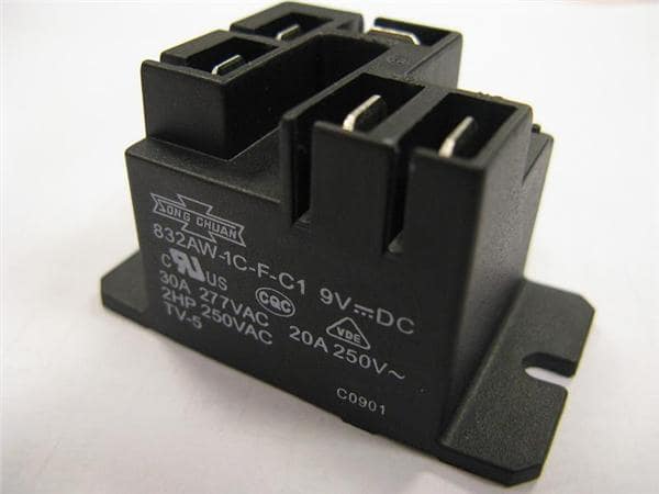 Buy SONG CHUAN Power Relay Part Number 832AW1CFC124VDC Online