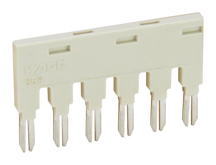 WAGO Series 859-406 Jumpers: 6-Position Insulated Jumper Bar