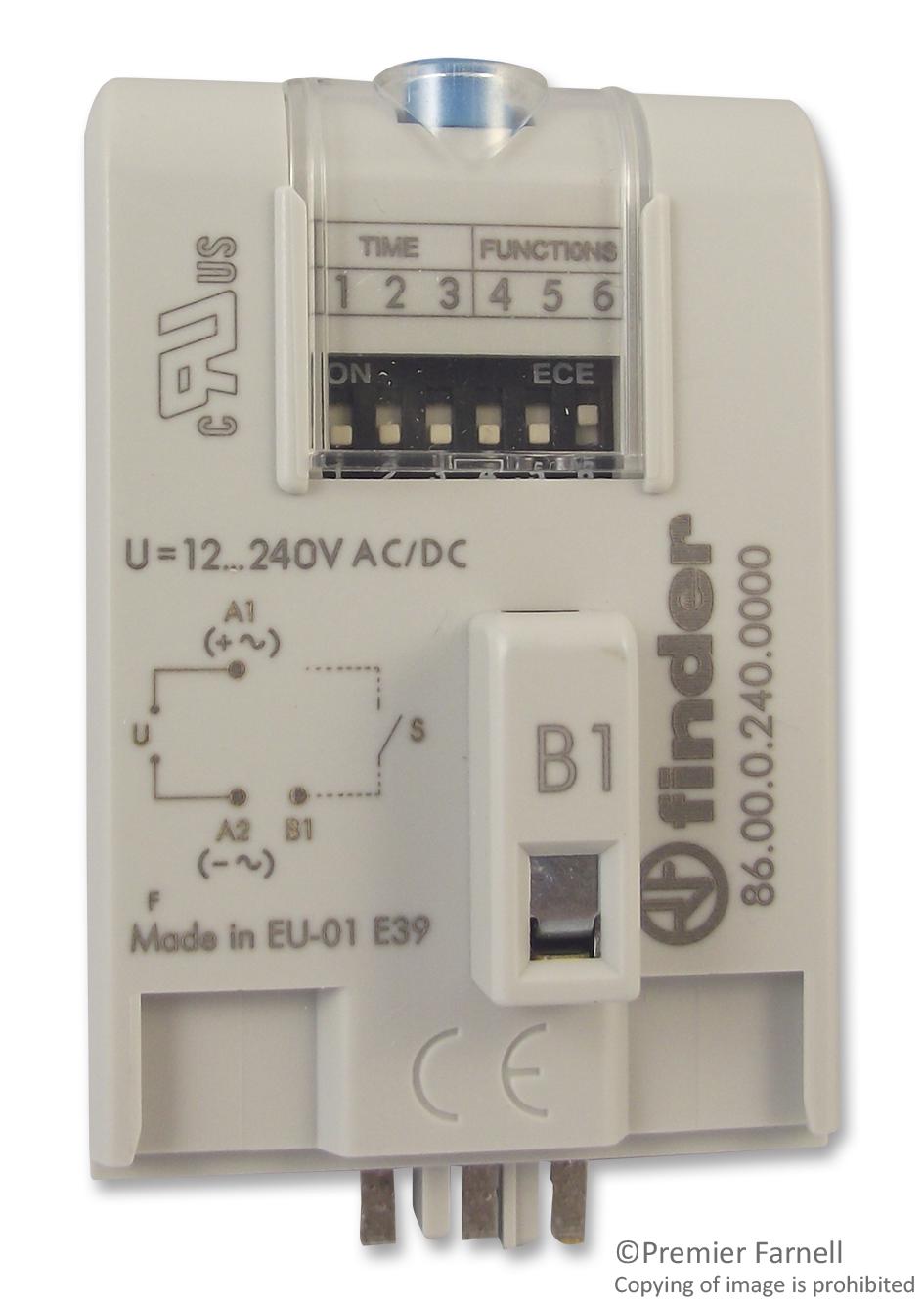 Finder Series 86 Timer Modules: 860002400000