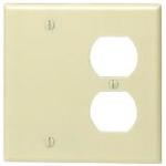 86008 Leviton 2-Gang Combination Wallplate | myMectronic