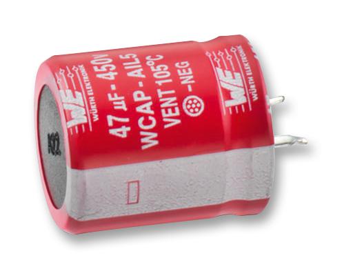 Wurth Elektronik Series Capacitor: 180uF 450V: 861111484018
