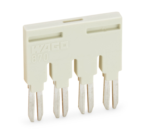 WAGO Series 4-Way Insulated Jumper Bar: 870404