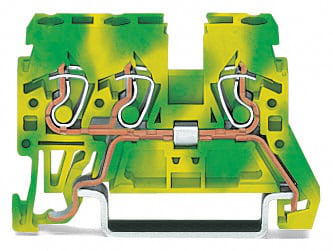 870-687 WAGO 3-conductor ground terminal block | myMectronic