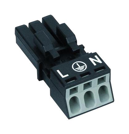 890-203 WAGO 3-Pole Socket Connector | myMectronic