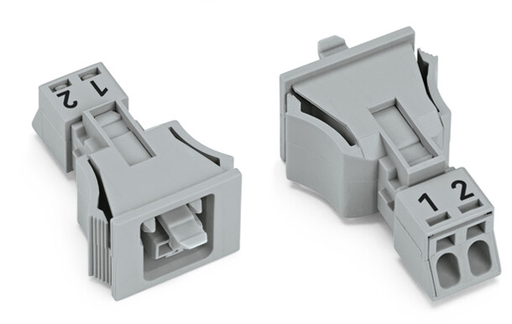 890-742 WAGO 2-pole Snap-in Socket | myMectronic