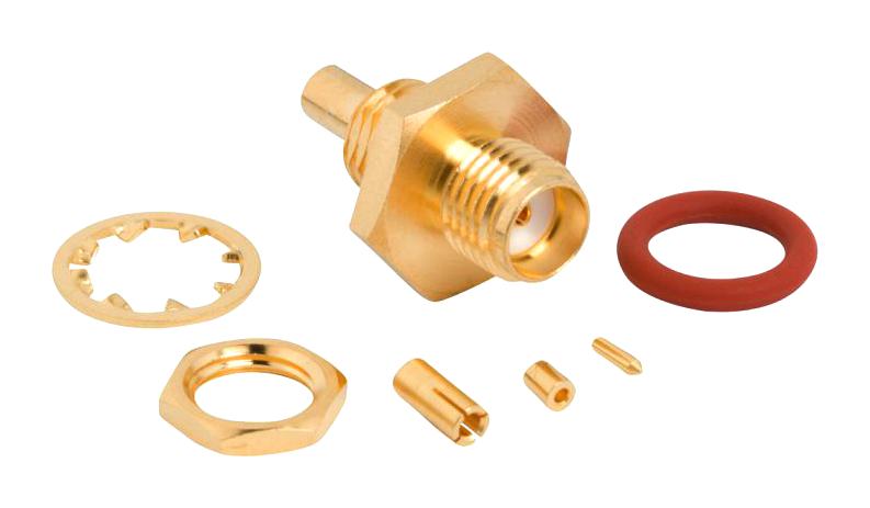 Buy Amphenol RF SMA Panel Mount Bulkhead Jack Part Number 90110754 Online