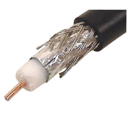 AlphaWire Series RG6/U Shielded Coaxial Cable: 9104BK001
