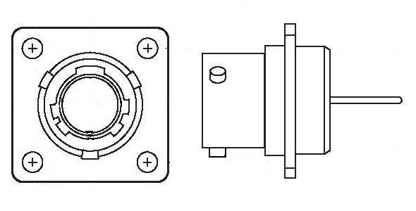 Buy Amphenol MIL-DTL-38999 Series III Connector Part Number 9156974835P Online