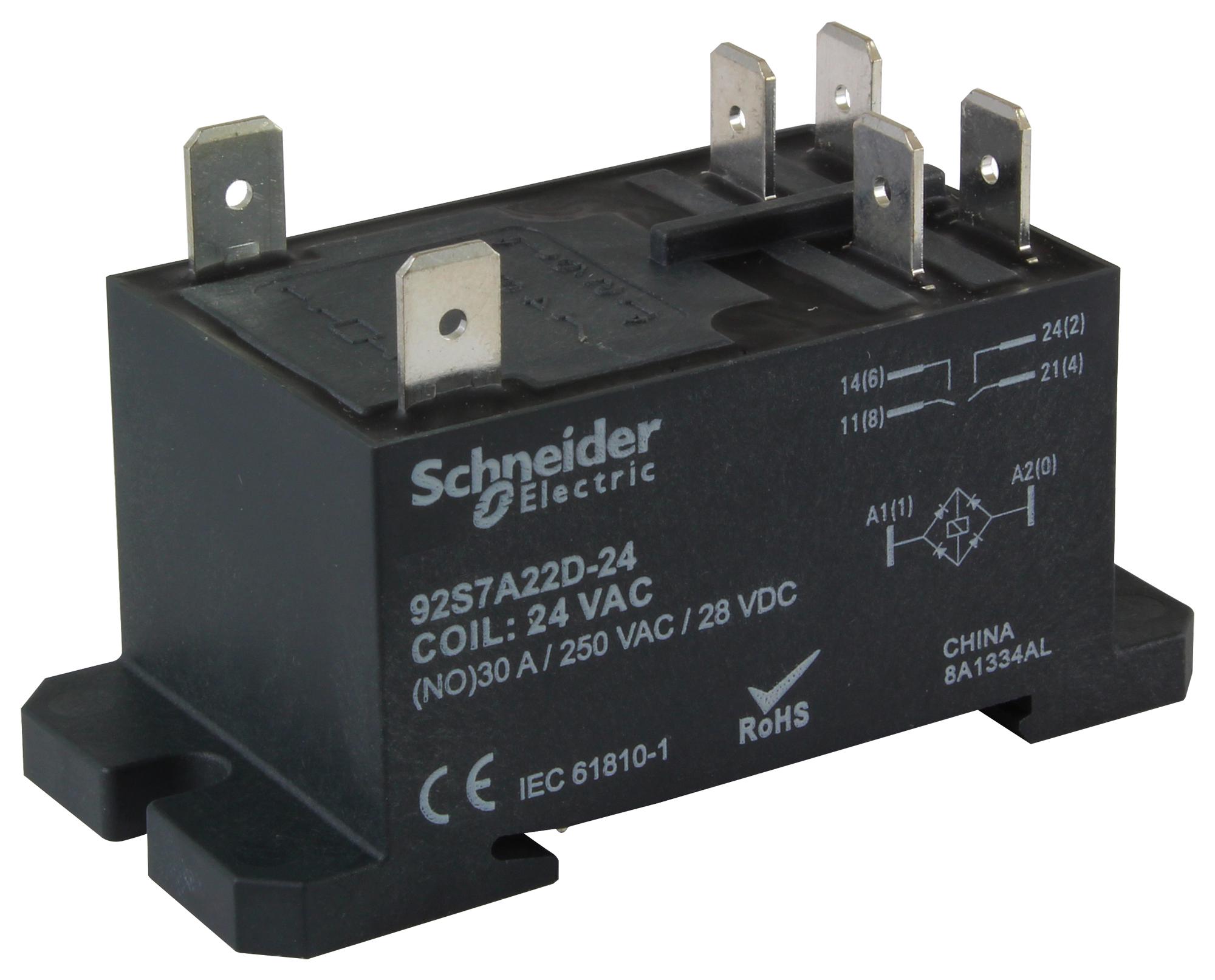 SCHNEIDER ELECTRIC/LEGACY RELAY 92S11A22D24 image