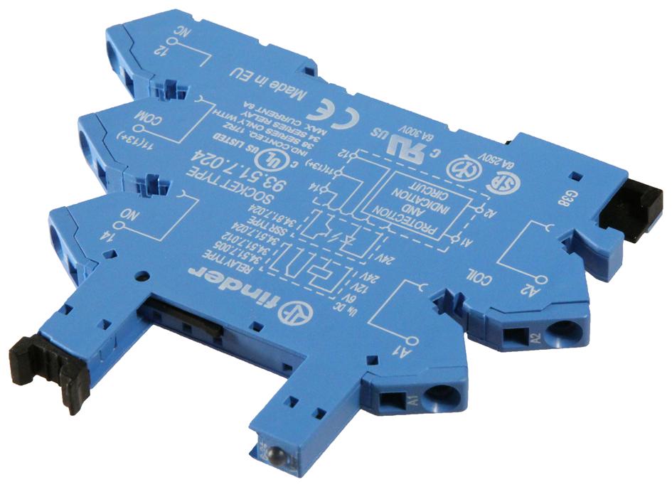 Buy Findernet 35mm Rail Mount Relay Socket Part Number 93517024 Online