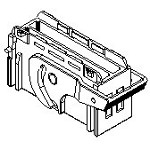 98631-2001 MOLEX HDX Module Frame | myMectronic