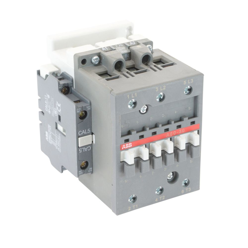 ABB Series A50301184 Contactor: 54A 120VAC 3-Pole