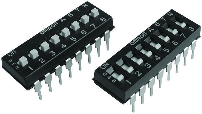 Buy Omron Slide DIP Switch Part Number A6TN4104 Online