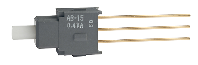 NKK Series AB Process Sealed Subminiature Pushbuttons: AB15BW