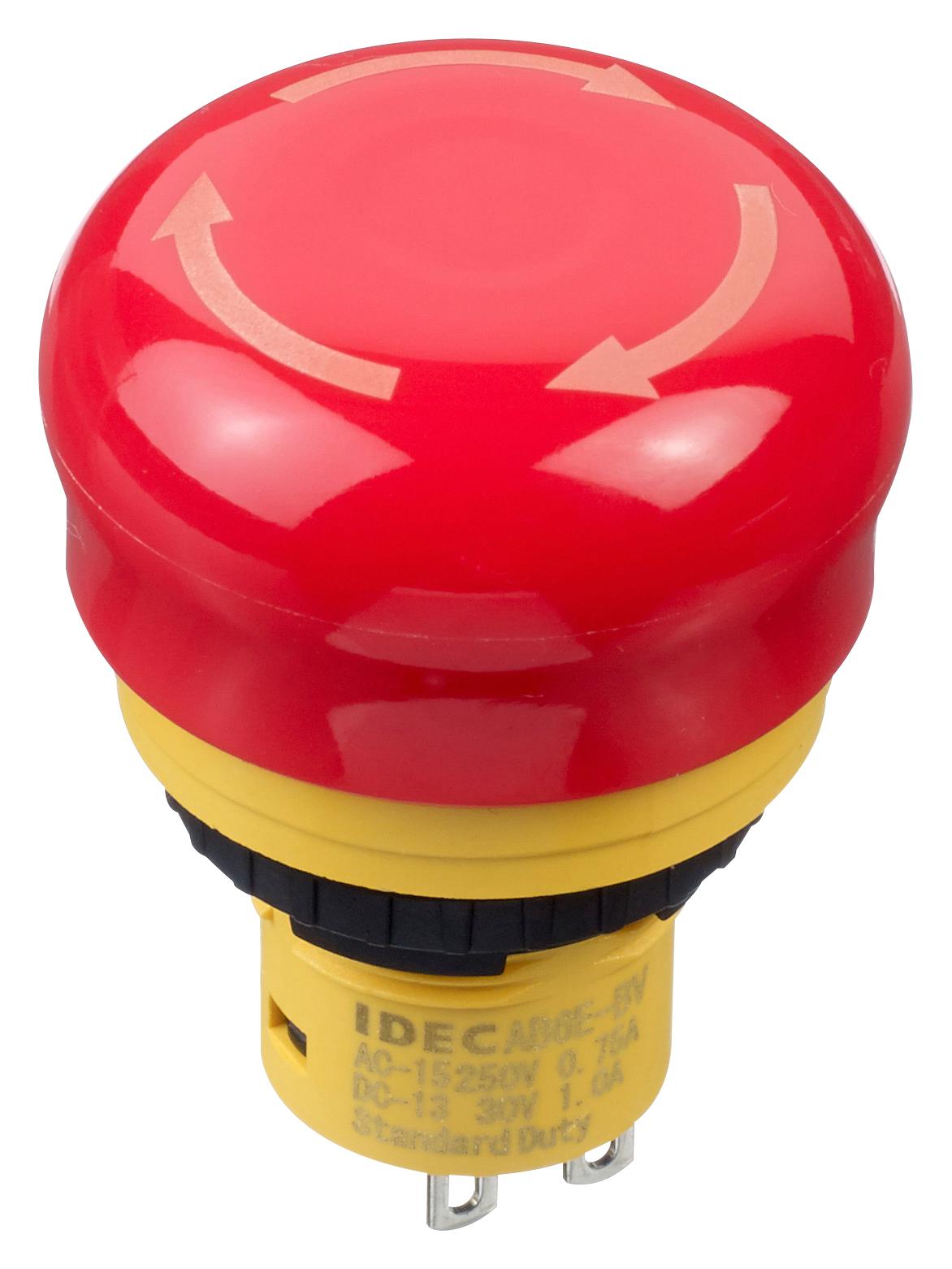 Buy IDEC Emergency Stop Switch Part Number AB6E3BV02PRM Online