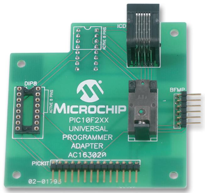 Microchip Series PIC10F2XX Adapter: AC163020