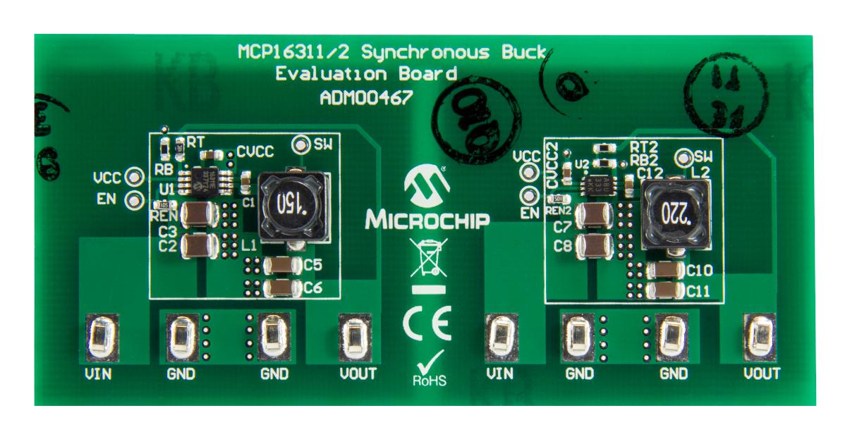 Microchip Series MCP16311 High-Efficiency DC-DC Regulator: 30V Input, 1A Output