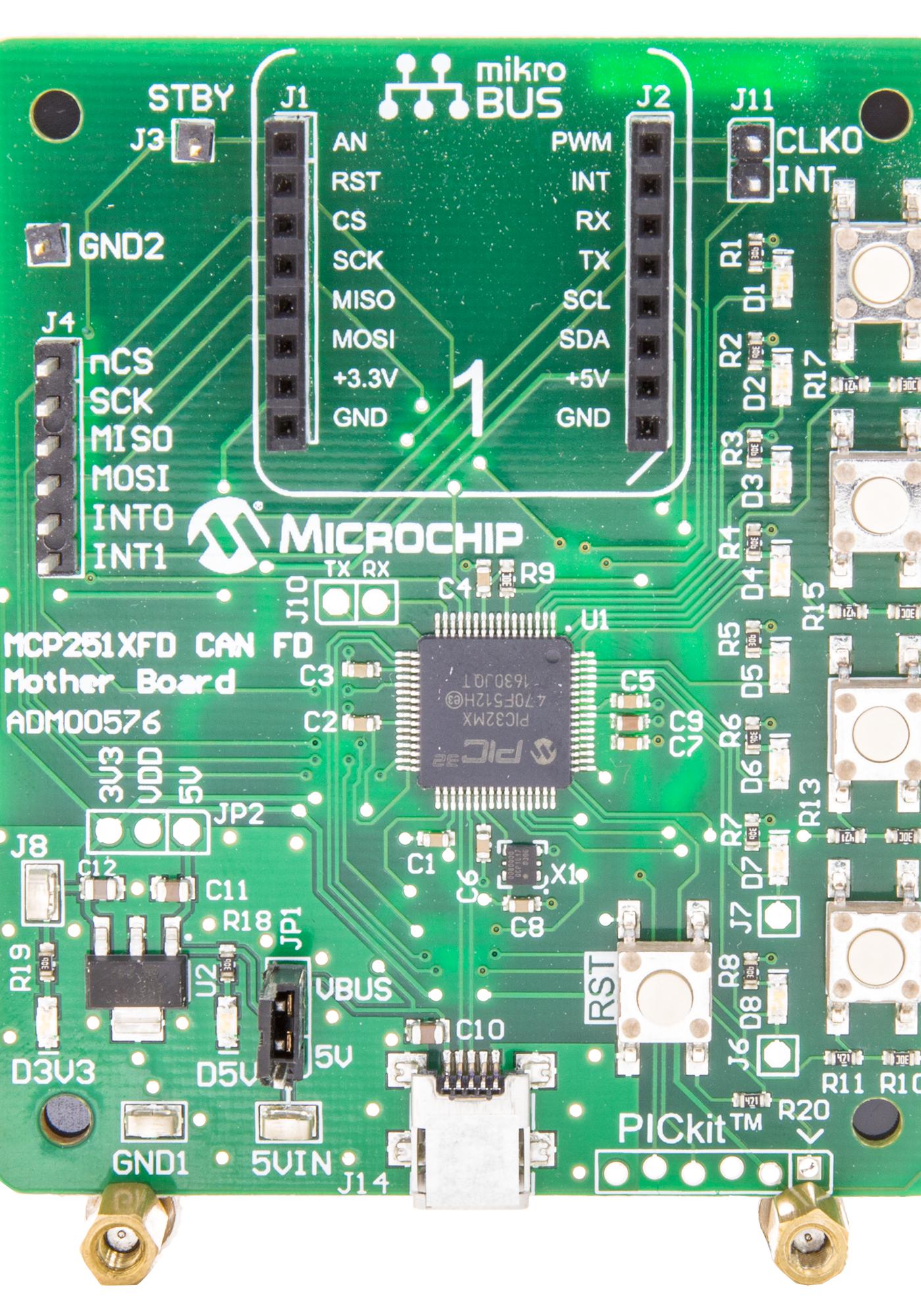 Microchip Series MCP2517FD CAN FD: ADM00576