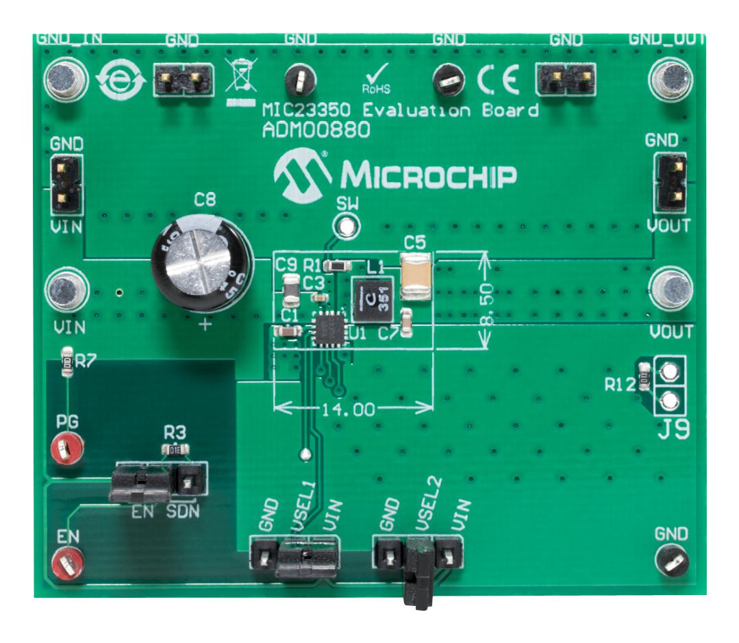 Microchip Series Evaluation Board: 3A Synchronous Buck Regulator