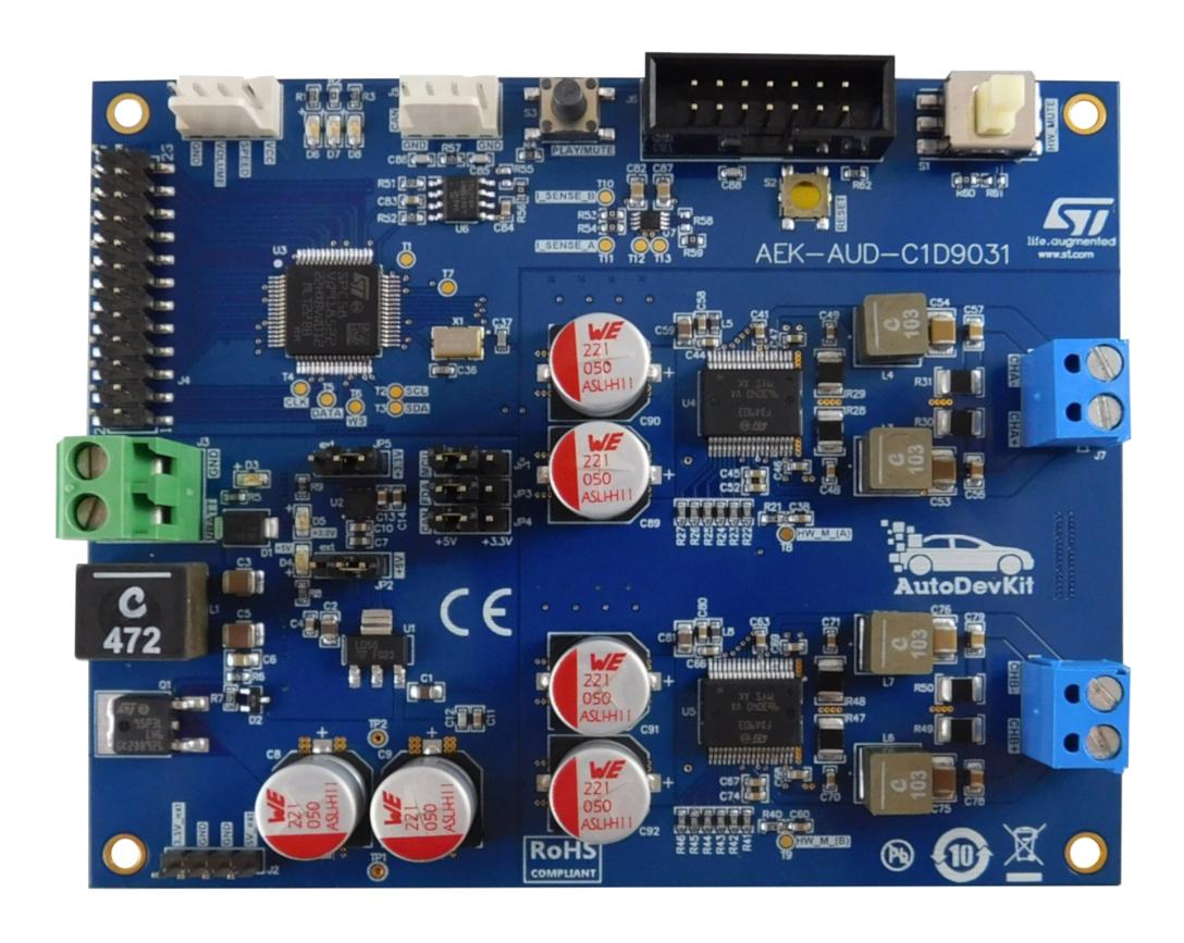 AEK-AUD-C1D9031 STMICROELECTRONICS AVAS Audio Amplifier Module | myMectronic
