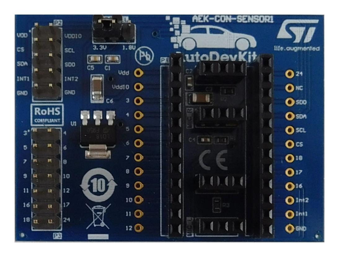 AEK-CON-SENSOR1 STMICROELECTRONICS Sensor Connector Board | myMectronic