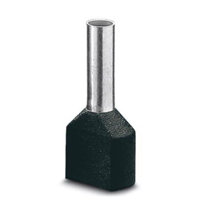 AI-TWIN 2X 1 5 -12 BK PHOENIX CONTACT Twin Wire Ferrule | myMectronic